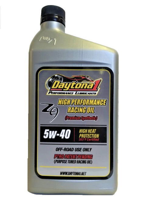 5W-40 Premium Full Synthetic Racing Oil — Quart
